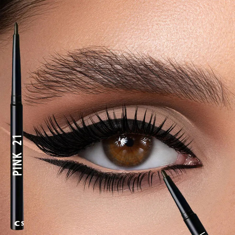 5-Pack Waterproof & Sweat-Proof Black Eyeliner Pencils – Long-Lasting Smudge-Proof Easy-Glide Formula for Bold Eye Makeup